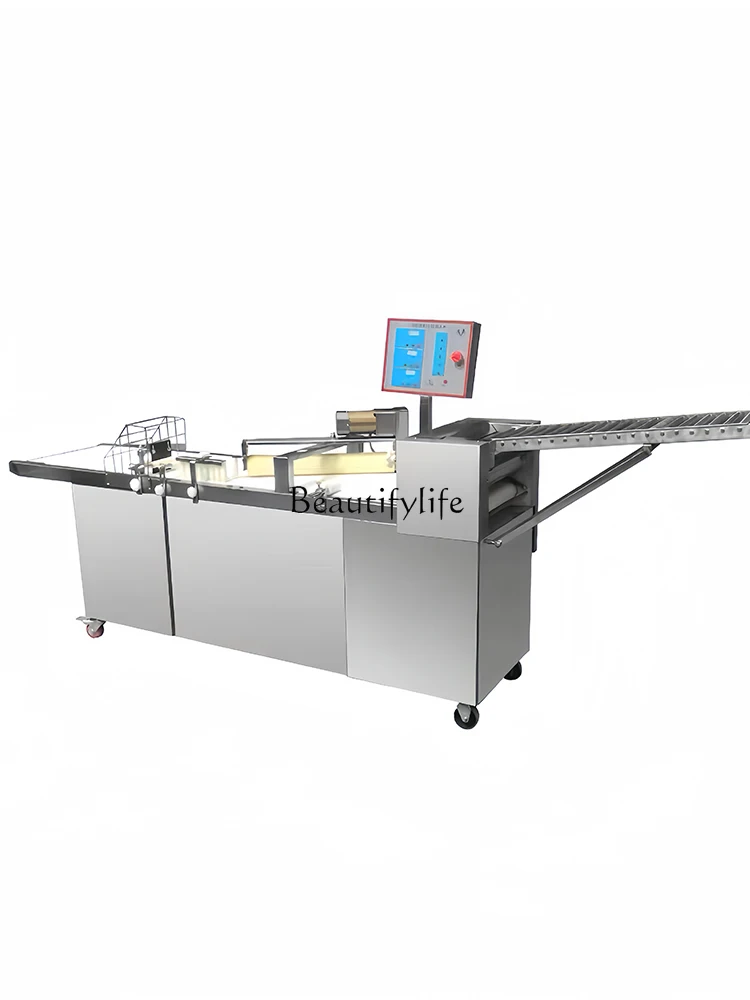 1Commercial automatic assembly line multi-functional knife-cut coarse grain sandwich buns flower roll all-in-one machine