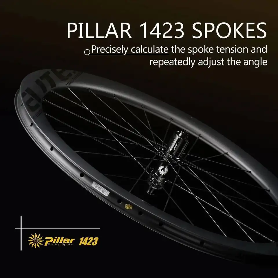 ELITEWHEELS SLR-DISC 2.0 カーボンホイール 700c 50T ロードバイク用