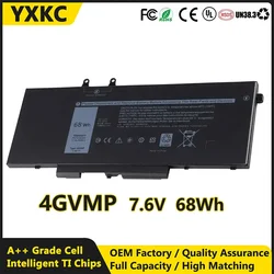 YXKC 4GVMP Lithium ion batteries laptop battery 7.6V 68Wh For Dell Latitude 5400 5500 Precision 3540 laptop 1V1XF R8D7N 04GVMP