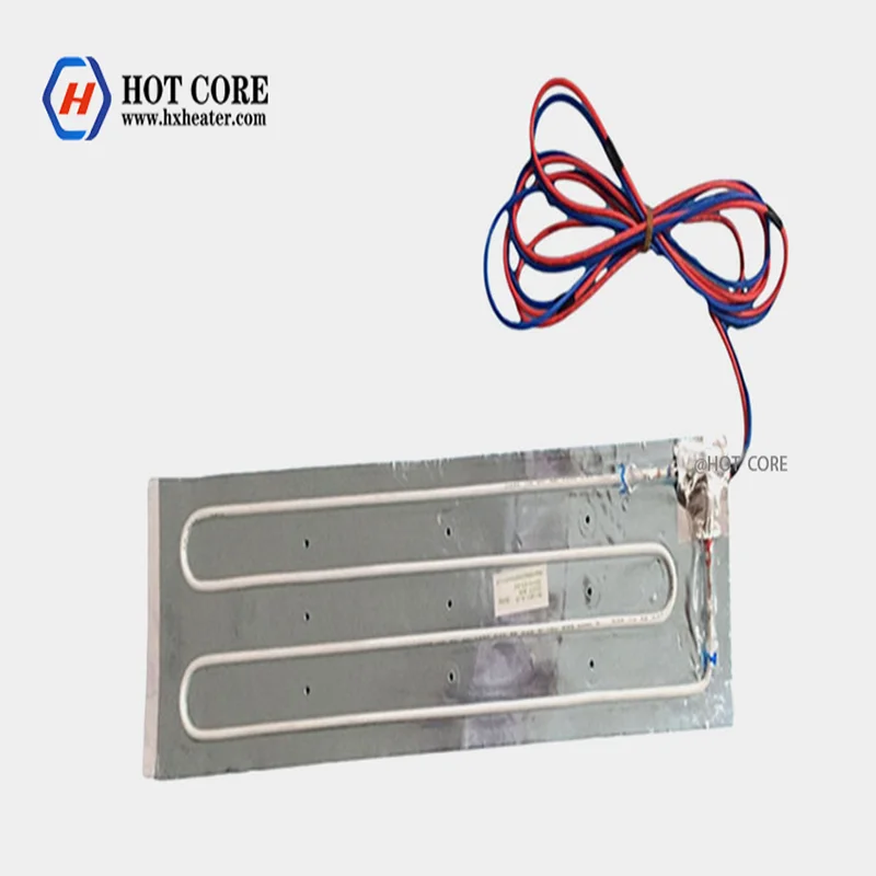 Refrigerator defrosting heater evaporator aluminum tube heater