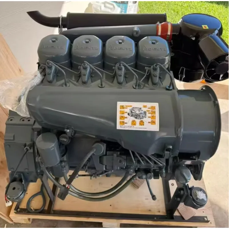 F4L912 Mechanical Engine Electric Start Air-Cooled 4-Cylinder 4-Stroke 3.77L 46KW Engine Assembly