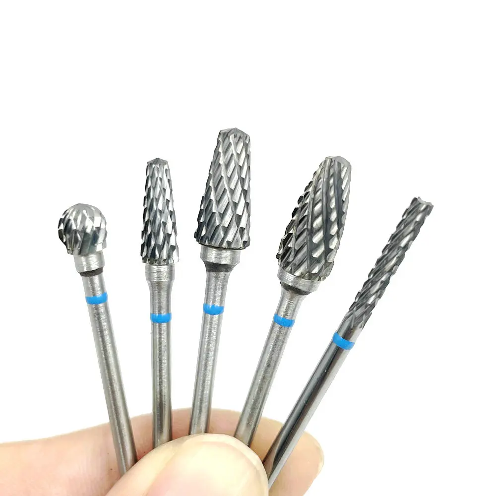 10 Style Choice Tungsten Carbide Nail Drill Bits Machine Nail Cutter Nail File Manicure Dental Tungsten Carbide Burs