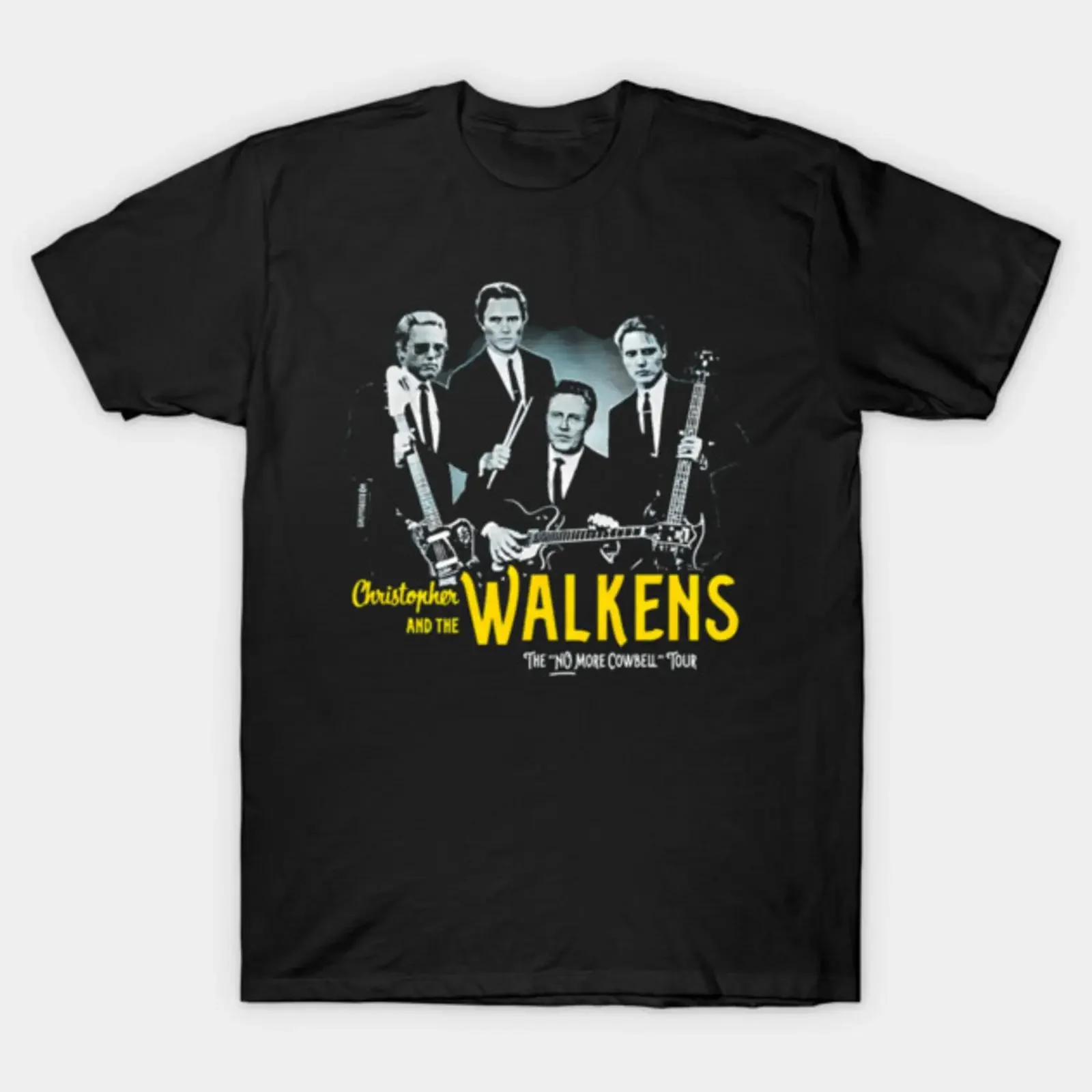 Christopher Walken Band T Shirt vintage Washed Top For Everyday Wear streetwear Comfortable Unisex fashion Soft Breathable