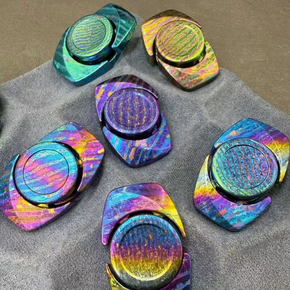 TW EDC Cloudspin Fidget Spinner matériau spécial Gyro bureau Fidget jouets adulte soulagement du Stress jouet trois lames Spinner