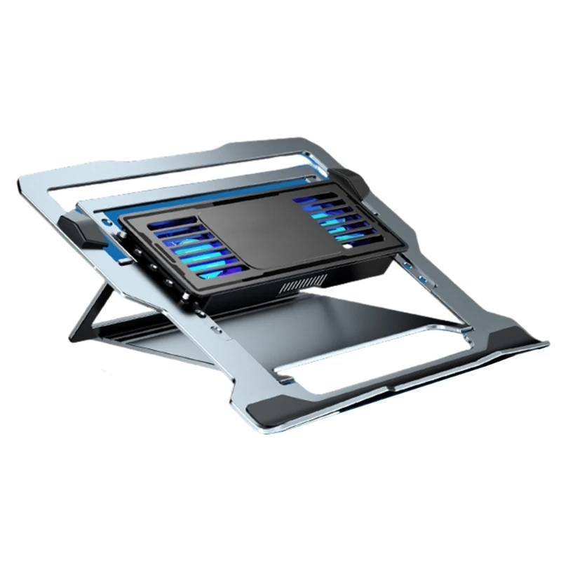 Aluminum Laptop Cooling Pad Laptop Coolers for Notebook Gaming Fan Stable Stand E65A