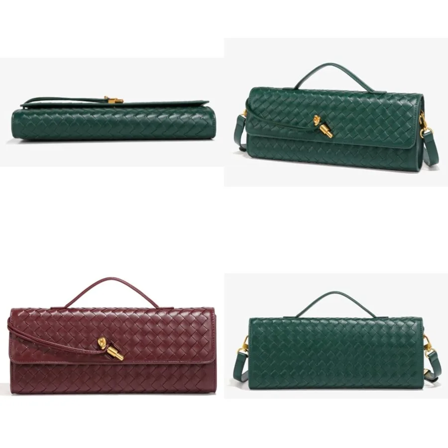 

Upbull Trendy Woven Evening Clutch Purses Women Underarm Shoulder Handbag Cute Satchels Crossbody Purse PU Leather Wallet