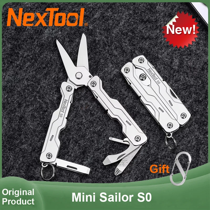 NexTool Mini Sailor Scissors S0 8 In 1 Keychain Multitool Portable Pocket Folding EDC Tool for Travel Outdoor Emergency