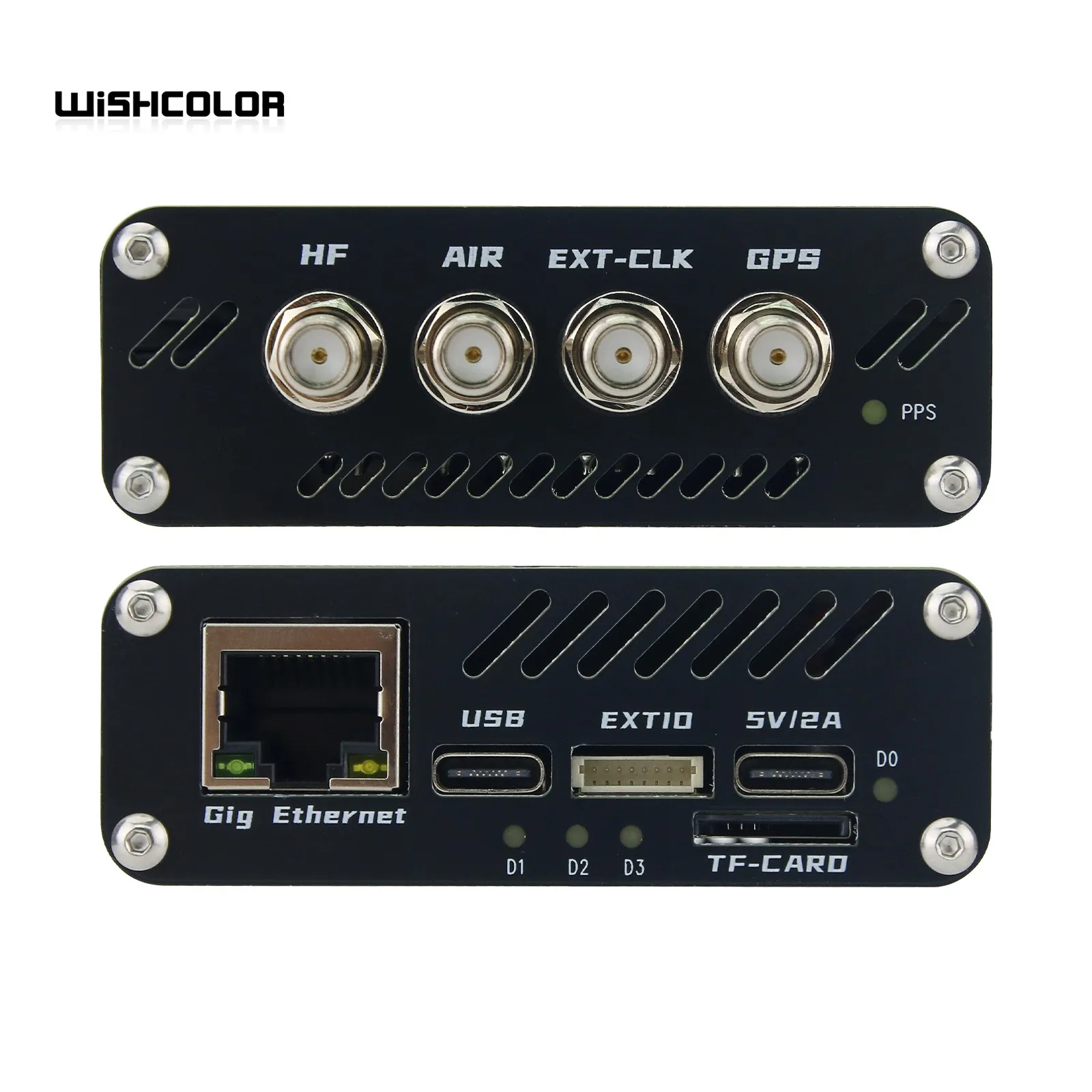 Hamgeek WEB-888 SDR Receiver Software Defined Radio with 16bit ADC 62M Bandwidth GPS Module for HF VHF