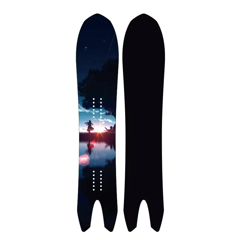 Swallowtail Wood Snowboard Winter Powder All Mountain Durable High Performance For Men Women