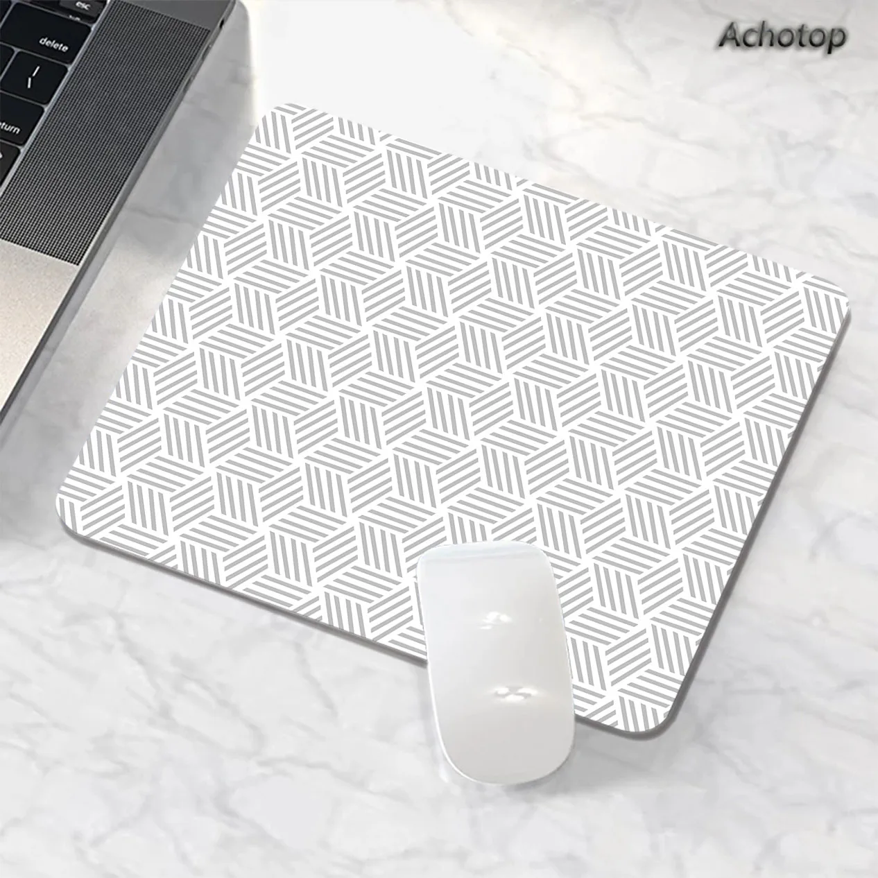 

Black White Line Mouse Pad Small Mousepad Game Mouse Mat Mausepad Desk Mat Gaming Pc Accessories Keyboard Pads Table Rug