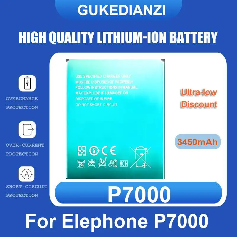 Аккумулятор для Elephone P7000 P8 Mini S7 P3000S P3000 P9000 Lite S3 U3H 6.53 дюйма MT6797 Helio X20 deca/для R9 P8000 Max C1 3D