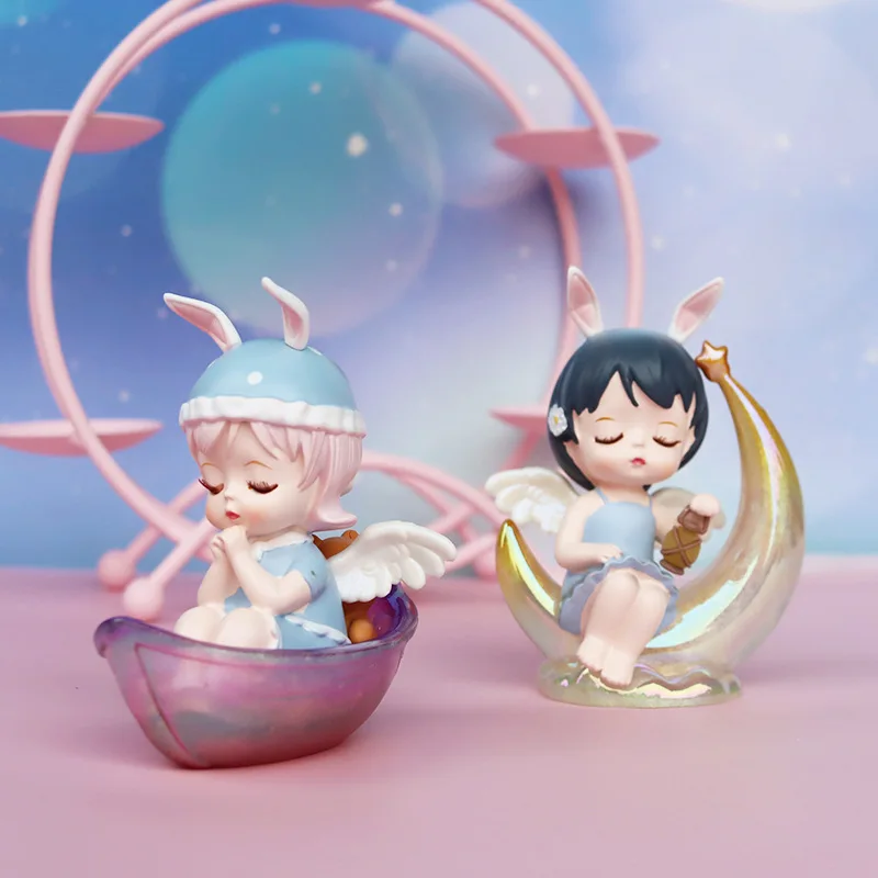 آني طفل الخيال تجول سلسلة صندوق أعمى اليدوية دمية مفاجأة صندوق غامض لطيف أنيمي الشكل الحلي فتاة هدايا عيد الميلاد