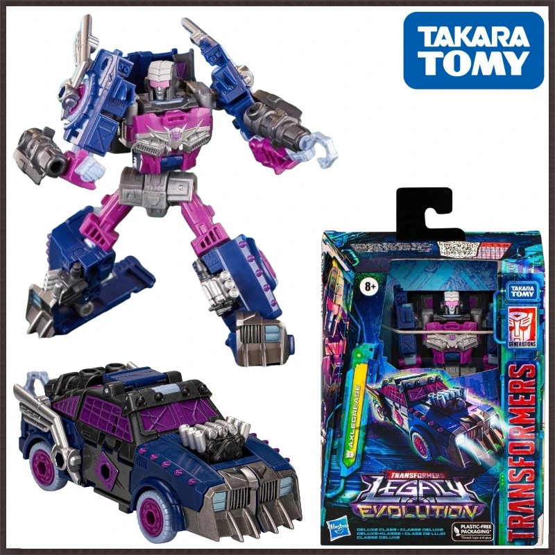 In Stock Takara Tomy Transformers G Series Evolution D Class Axlegrease Figure Model Anime Action Deformation Robot Car Kid Gift