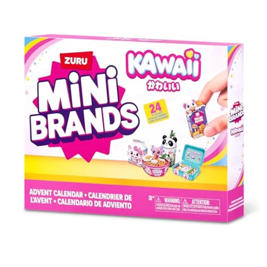 تقويم القدوم Kawaii من العلامات التجارية الصغيرة للفتيات ألعاب موسمية قابلة للجمع مع هدايا مفاجئة ممتعة مثالية لعد التنازلي في العطلات