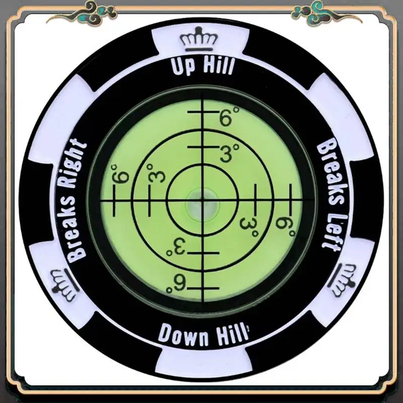 

Premium 2X Golf Putter Reader Golf Training Aid Golf Ball Marker Golf Accessories Gifts Black