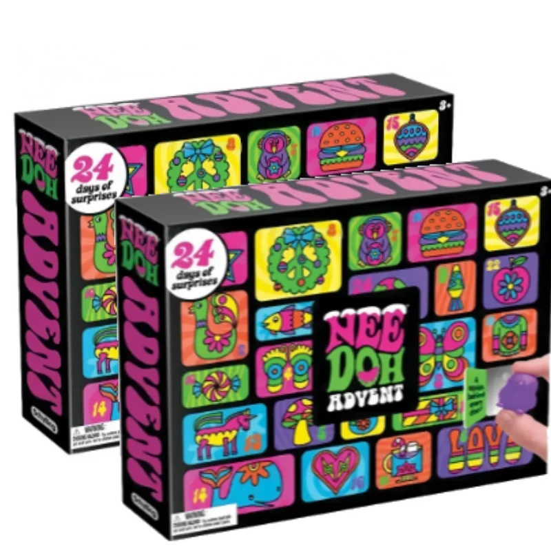 Christmas countdown calendar decompression toys, mini pop-up surprise blind box decompression toys to relieve stress and anxiety view 6
