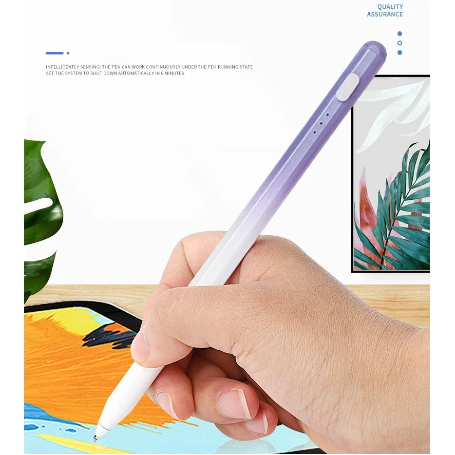 Universal Capacitive Touch Pencil with Power Display Stylus Pen for Apple iPad iPhone Xiaomi HUAWEI Tablet PC IOS Andorid Phone