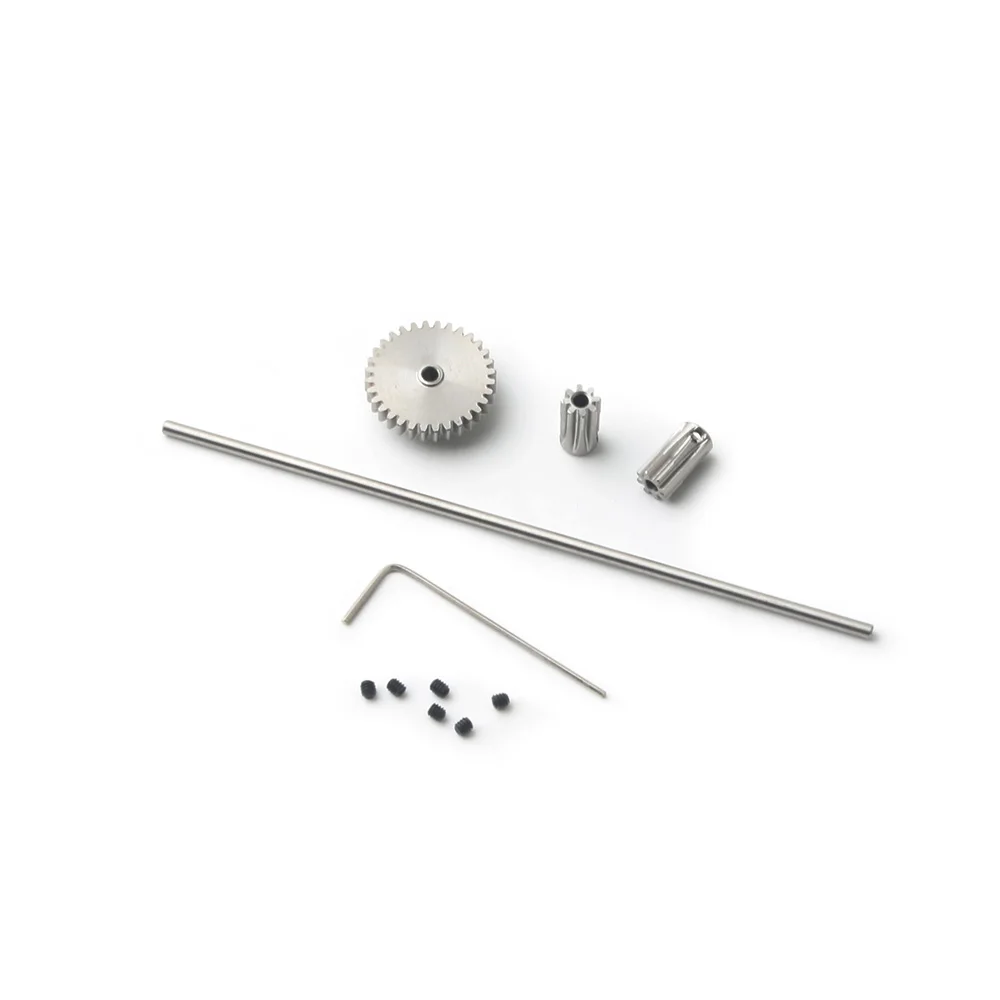FATJAY MINI-Q Series Gear Accessory | High-Strength Metal Drive Shaft Steel Gears Mini Car Wheelbase Universal