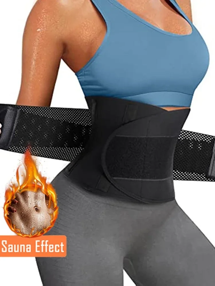 Vensslim mulheres sauna suor abdômen trimmer cinto cintura trainer emagrecimento corpo shaper