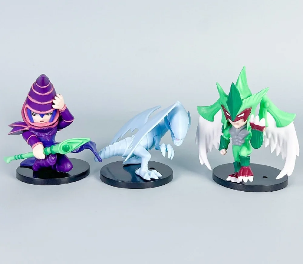 6pcs/set Yu-Gi-Oh! Duel Monsters Collection Model Anime Figure Doll Toys