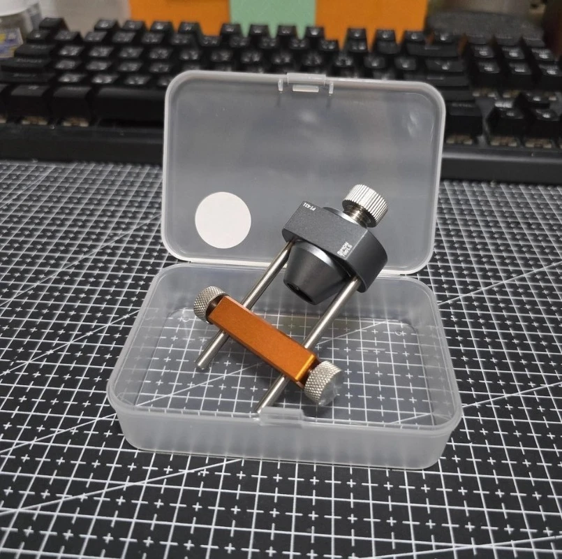 PT-611 Orange, Round Rod Center Hole Opener, Model Modification Tool, Positioner