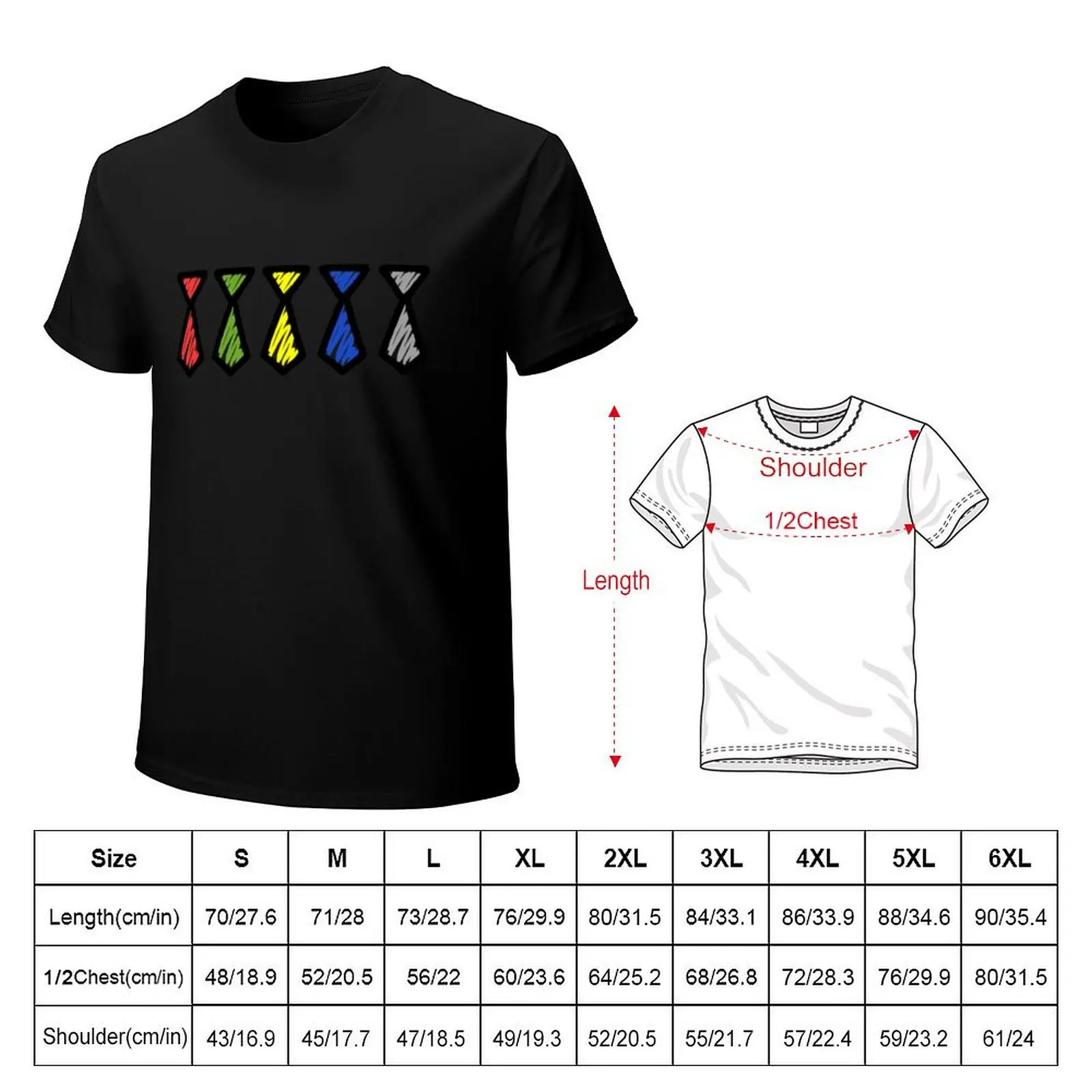 Tally Hall Ties T-Shirt Large Size Soft Cotton T-Shirt