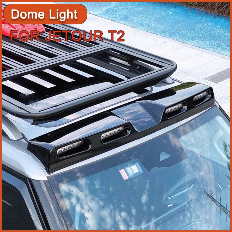 

Dome Light for Chery Jetour Traveller T2 Roof spoiler spotlight Led Spotlights Wireless remote control top light