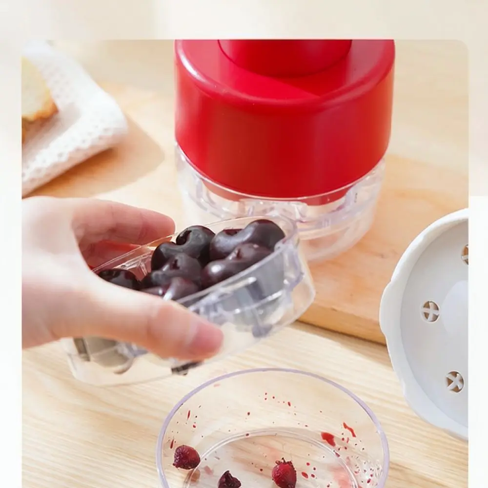 Kitchen Fruit Pitter Press Stoner Manual Gadget Cherry Date Remover Tool Efficient Home Cooking Prep Accessory