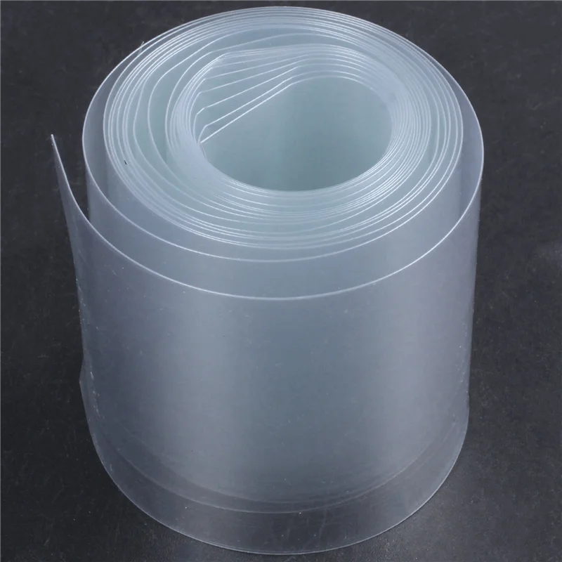 ABGR-10 шт., 2 м, 43 мм, диаметр 27 мм, ПВХ термоусадочная трубка, прозрачная для 1 батареи 26650