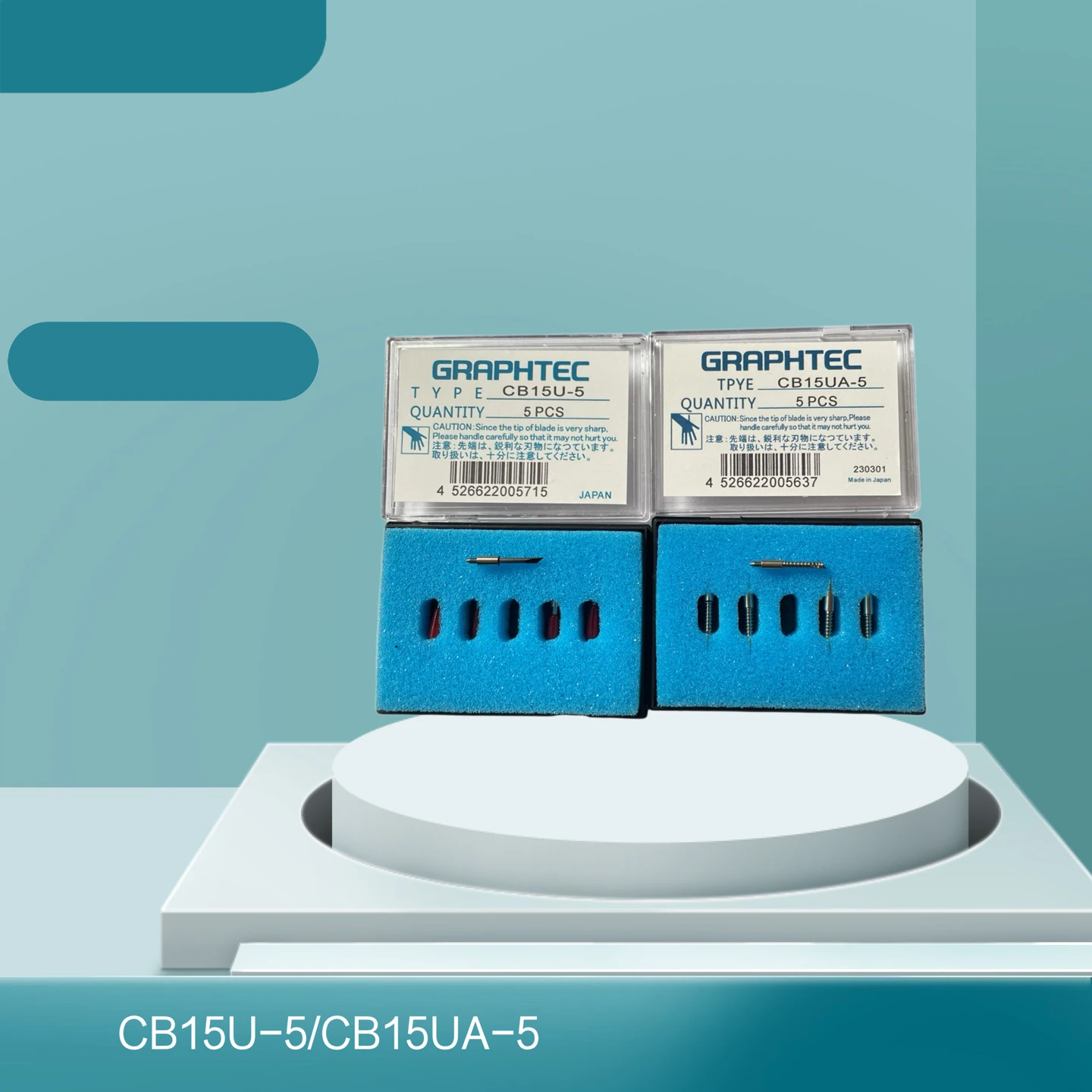 GRAPHTEC FCX2000 FCX4000 FC9000 FC8600 FC8000 FC4500 FC4200 FC2250 FC2240 CB15U-5 and CB15UA-5 Blades