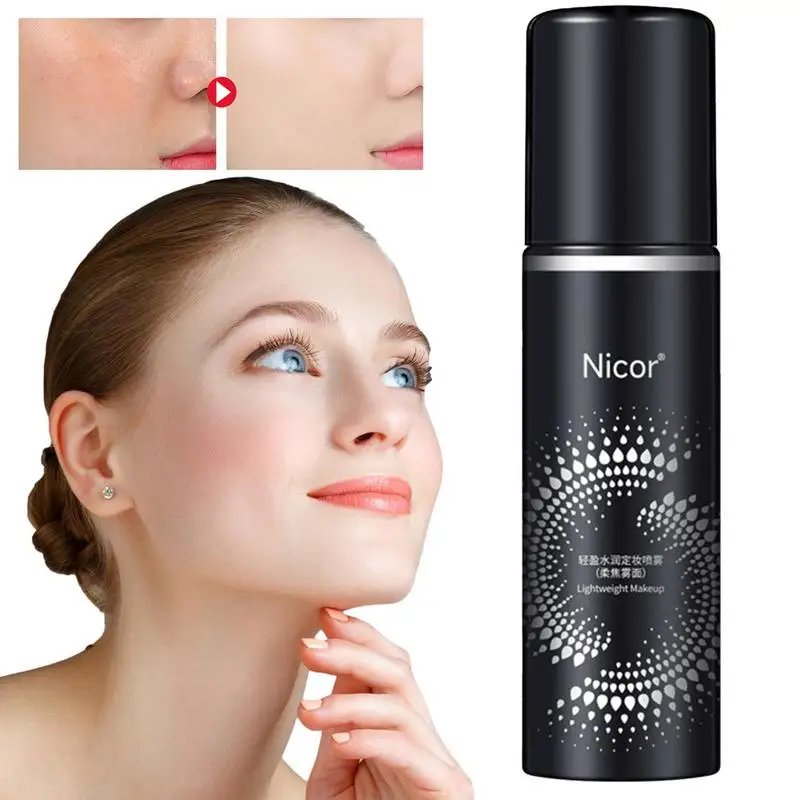 Facial Setting Spray 100ml Oil Control Setting Mist Spray For Women Natural Finish Setting Spray For Summer Makeup Cosmetics For