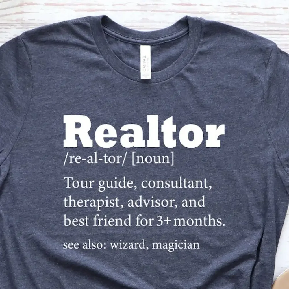 Realtor Definition Shirt Funny Real Estate T For Agent