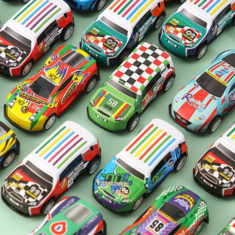 10/30Pcs Mini Colorful Alloy Pull Back Car Game Kids Birthday Party Favors back to school Pinata Filler Prize Boys Girls Gift