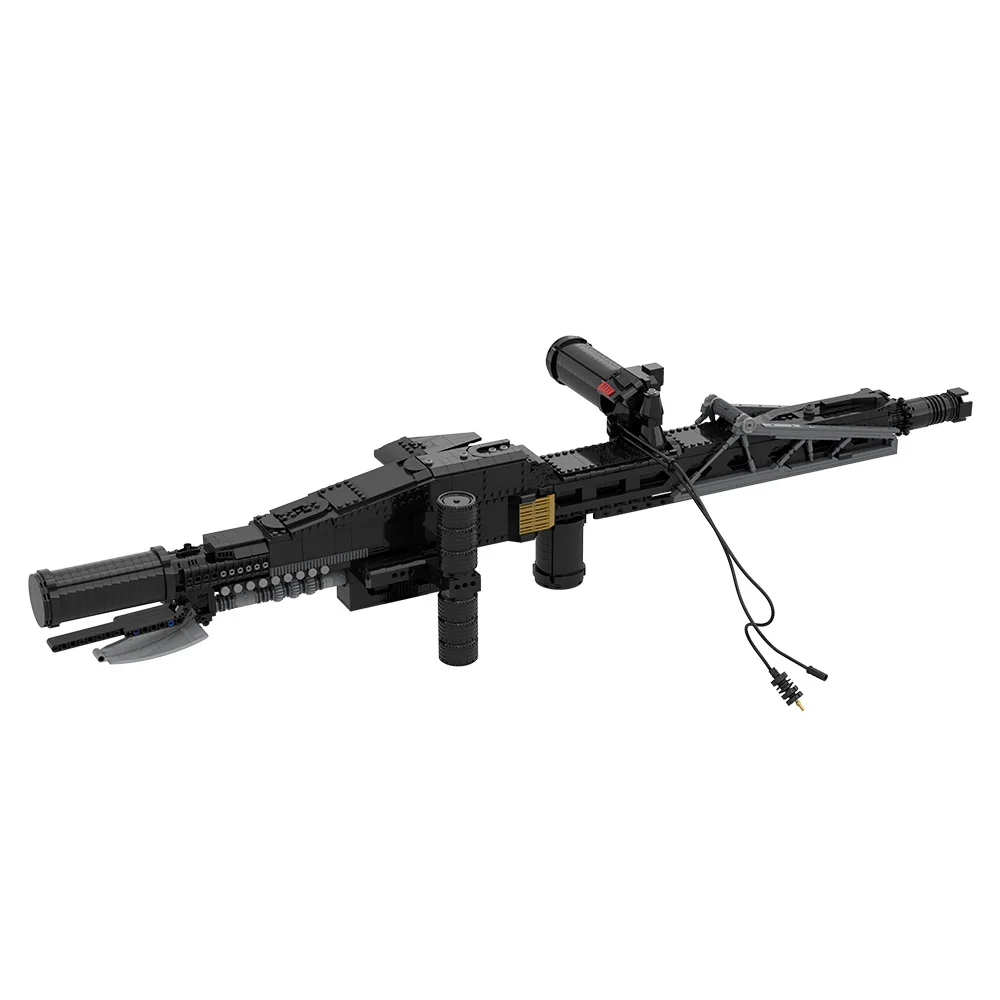 

MOC Horror Movie Alien M56 Smartgun Building Blocks High Tech M56 Smartgun Bricks Model DIY Assembly Toys Kids Birthday Gifts