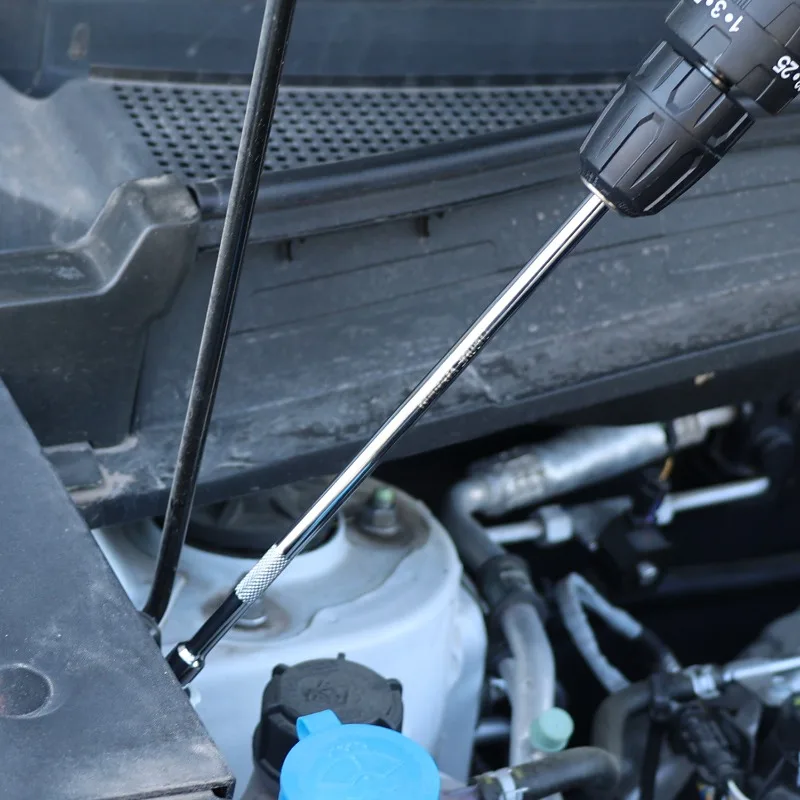 Extensor de catraca de manga estendida, haste longa, fixação de ligação de manga de direção, peças de reparo automotivo, 250mm, ferramentas manuais, 1 peça