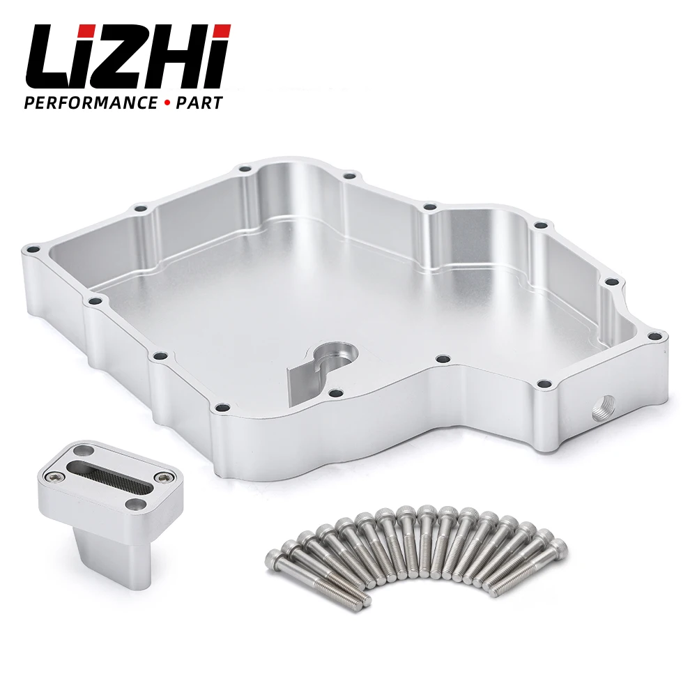 

LIZHI- Low Profile Oil Pan w/ Oil Pick Up Aluminum Alloy Depth 1.5" For 99-11 Suzuki GSXR 1300 Hayabusa Motorcycle LZ-OP05S