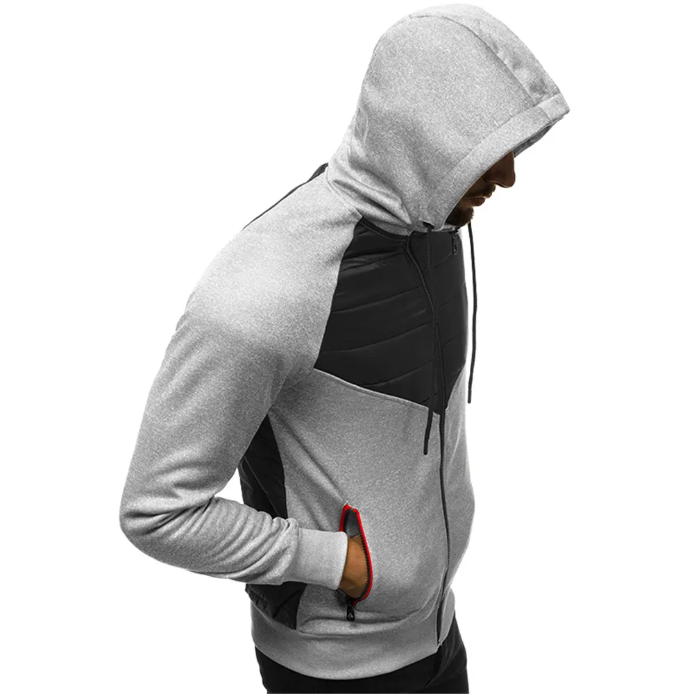 Color Blocking Cardigan Coat Hk Heckler Koch No Compromise Walking at the forefront of Fashion Distinctive Personality Jacket view 4