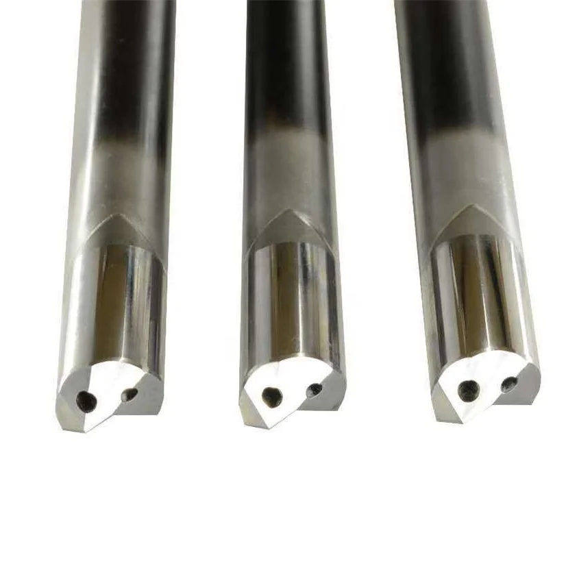 Two Deep 0.4-0.6 Holes Cemented Carbide Head Carbide Gun Drill Bit