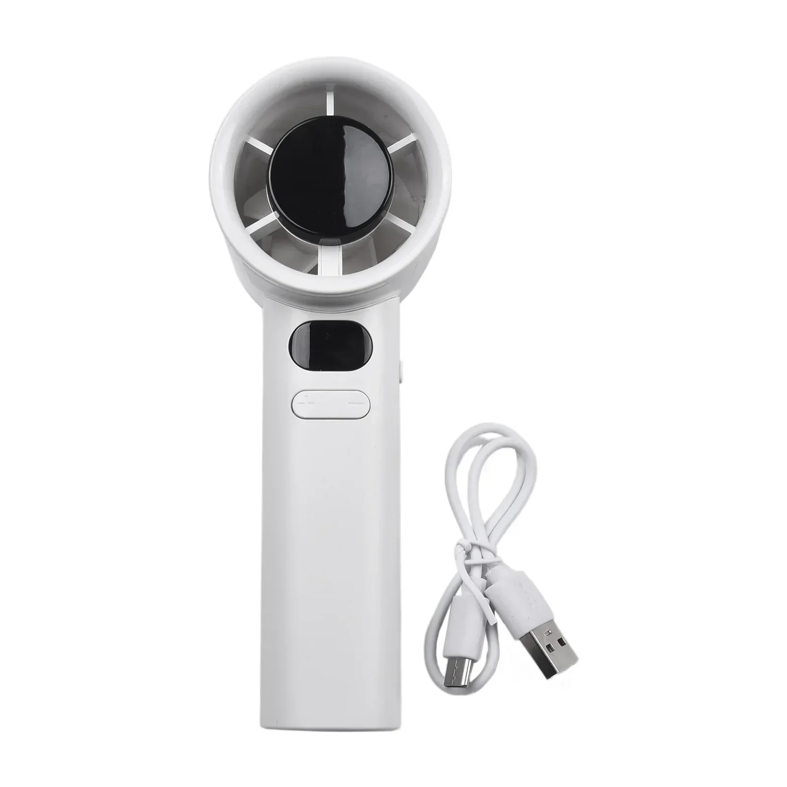 120 Gear Handheld Small Fan Desktop USB Charging Turbo Portable Hand Fan Cute High-Speed Fan Household Supplies