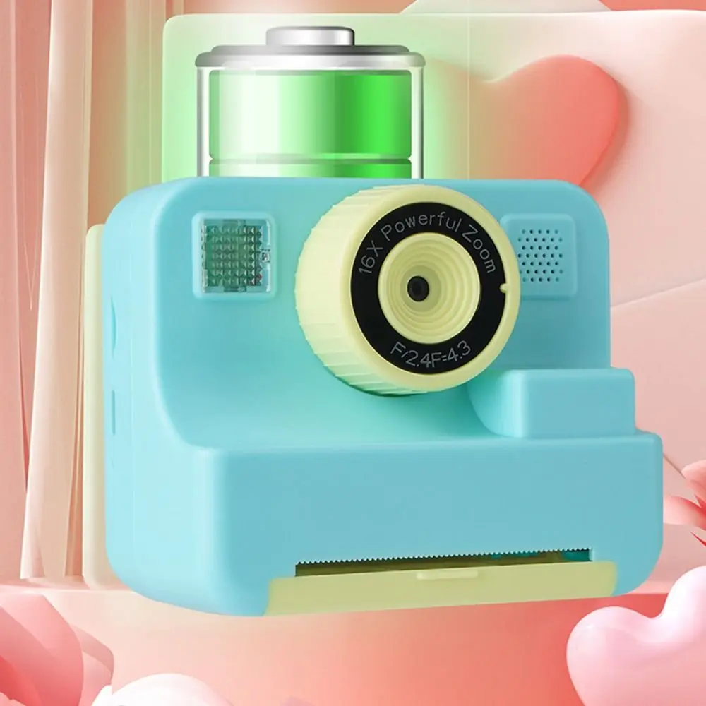 Appareil photo numérique portable pour enfants, écran HD 1080p, stylo à impression instantanée, appareil photo pour touristes, selfie, photo thermique, jouet d'impression