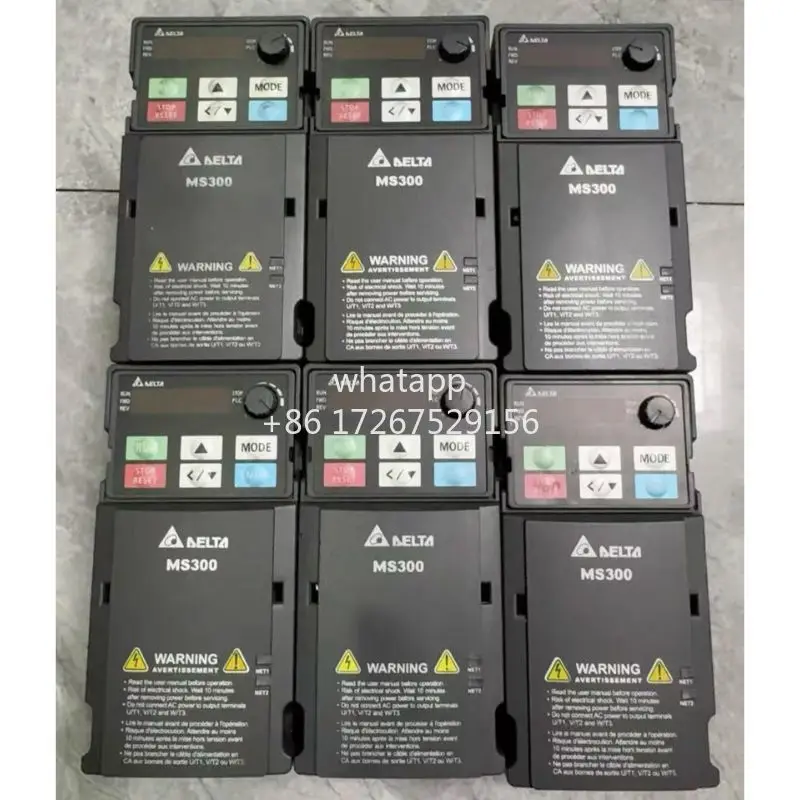

Used VFD4A8MS21ANSAA 0.75KW inverter tested OK and shipped quickly
