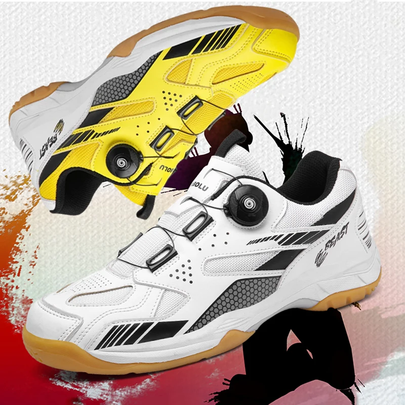 Badminton Shoes for Men Women Sports Professional Volleyball Sneakers Men Breathable Lightweight Table Tennis Shoes