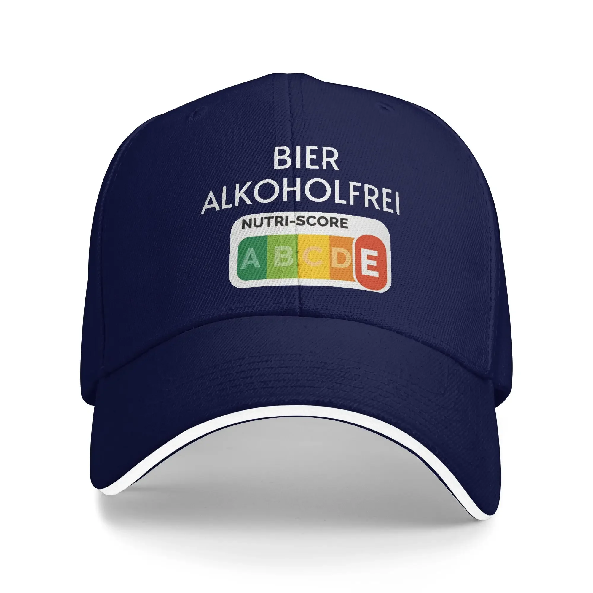 Gorra de béisbol ajustable para adultos, estilo Hip-Hop, tipo camionero, con diseño de cerveza sin alcohol Nutri-Score E, al por mayor, nueva