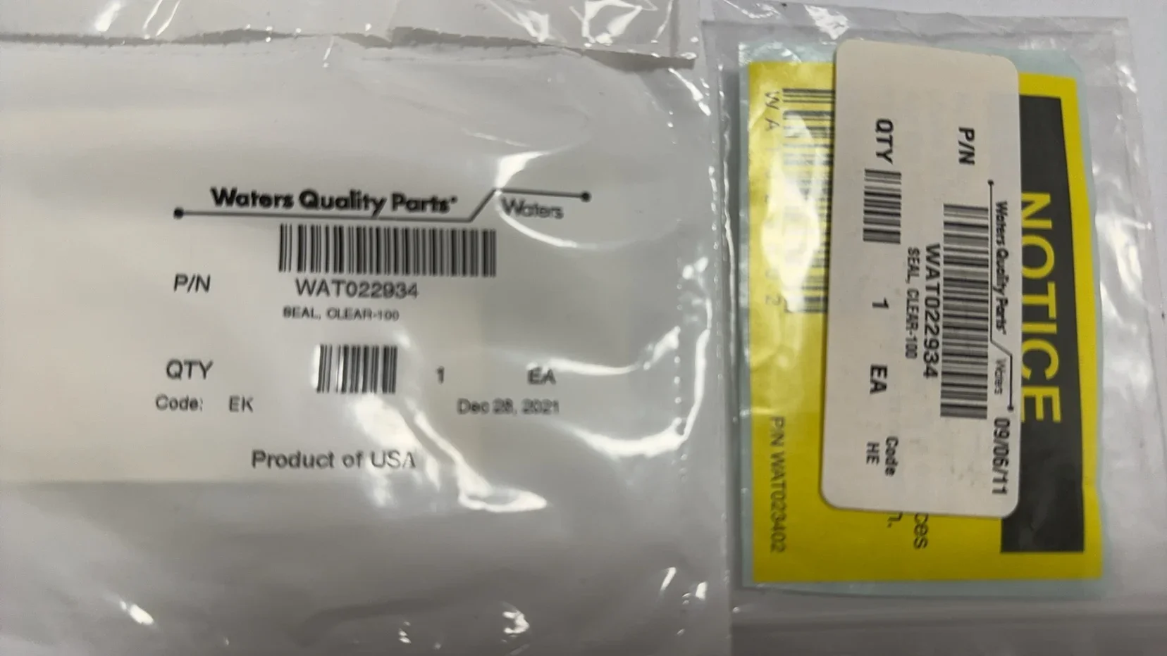 ซีลก้านลูกสูบวอเตอร์ WAT022934 CLEAR-100 ของแท้ โปรโมชั่น
