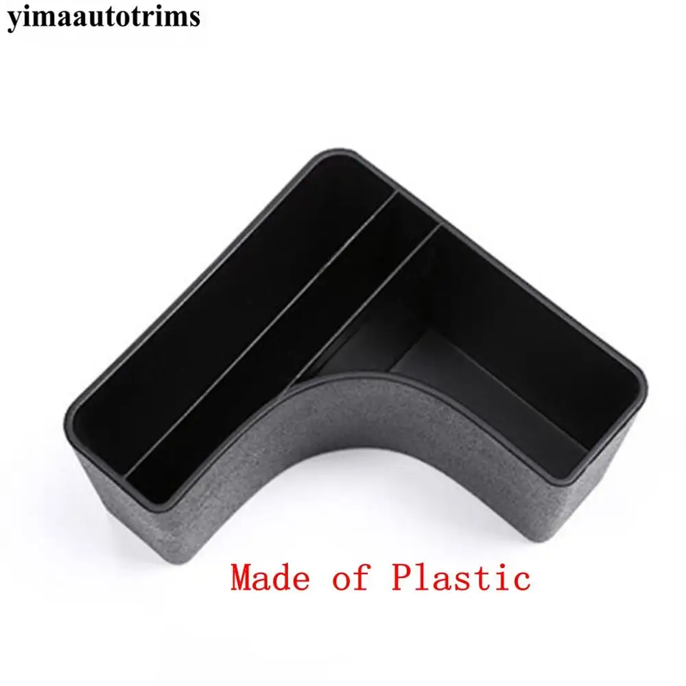 Center Control Storage Box Gap Plate Container Tray For Land Rover Range Rover Velar 2018 - 2022 Plastic Interior Accessories