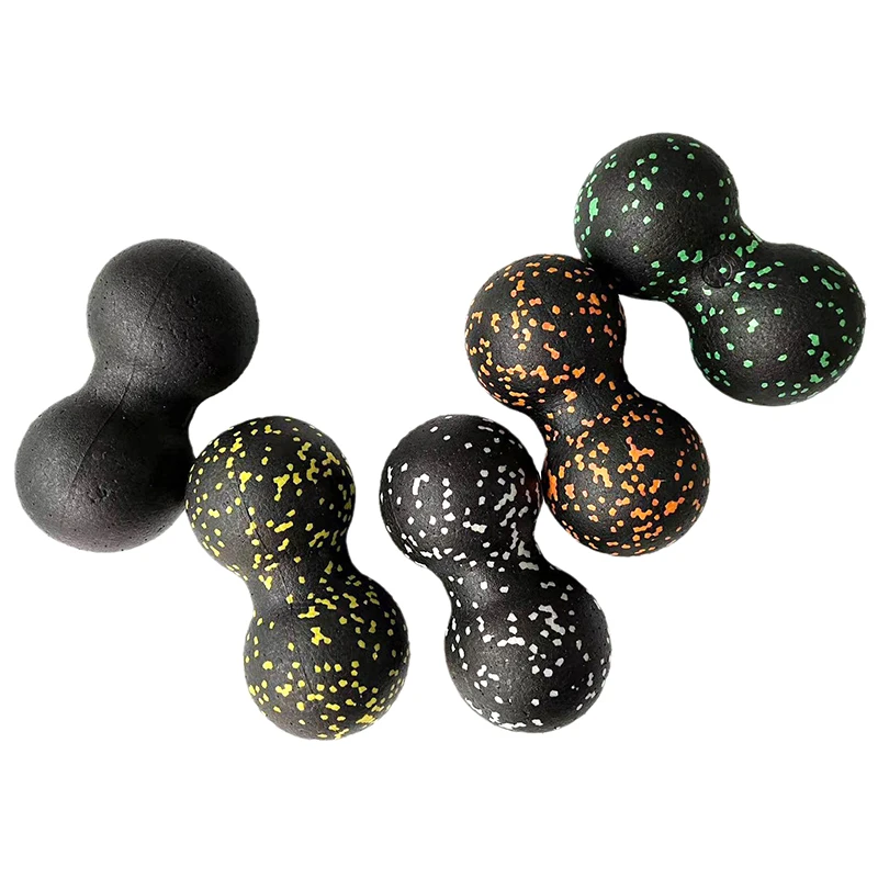 High Density Lightweight Fitness Body Fascia Exercise Relieve Pain Yoga Ball EPP Lacrosse Myofascia Ball Peanut Massage Ball