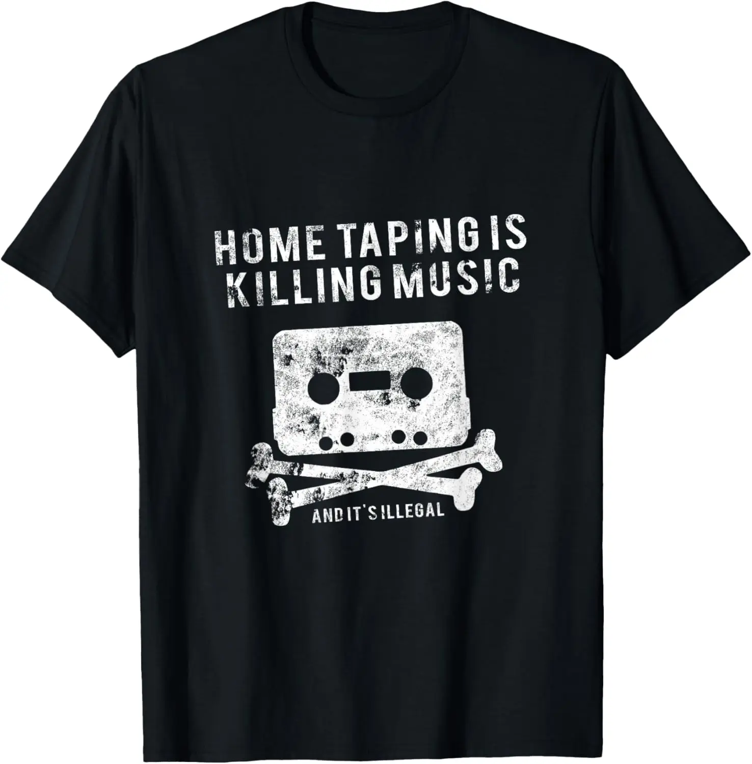 

Home Taping Is Killing Music — забавная футболка музыкальной промышленности