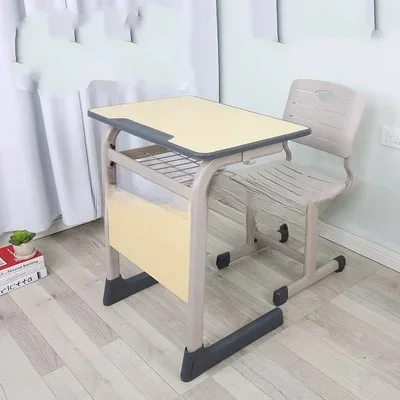 

'school furniture plastic plywood metal frame classroom student study desks and chair set for college adult