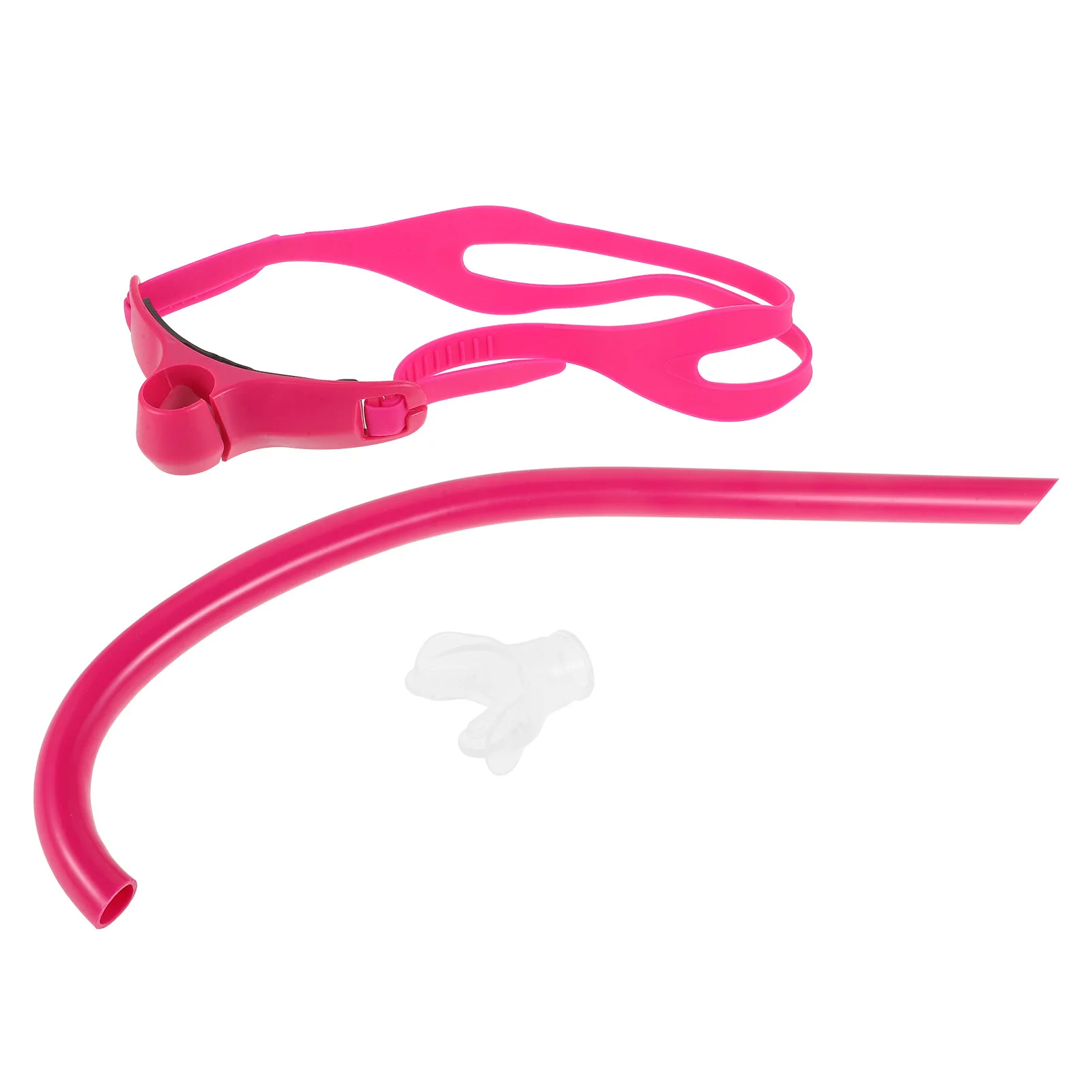 

1 Set Front Mounted For Lap Swimming Adult Dry Snorkel Swimming Training Equipment Comfortable Breathing Swim Snorkel For Pool