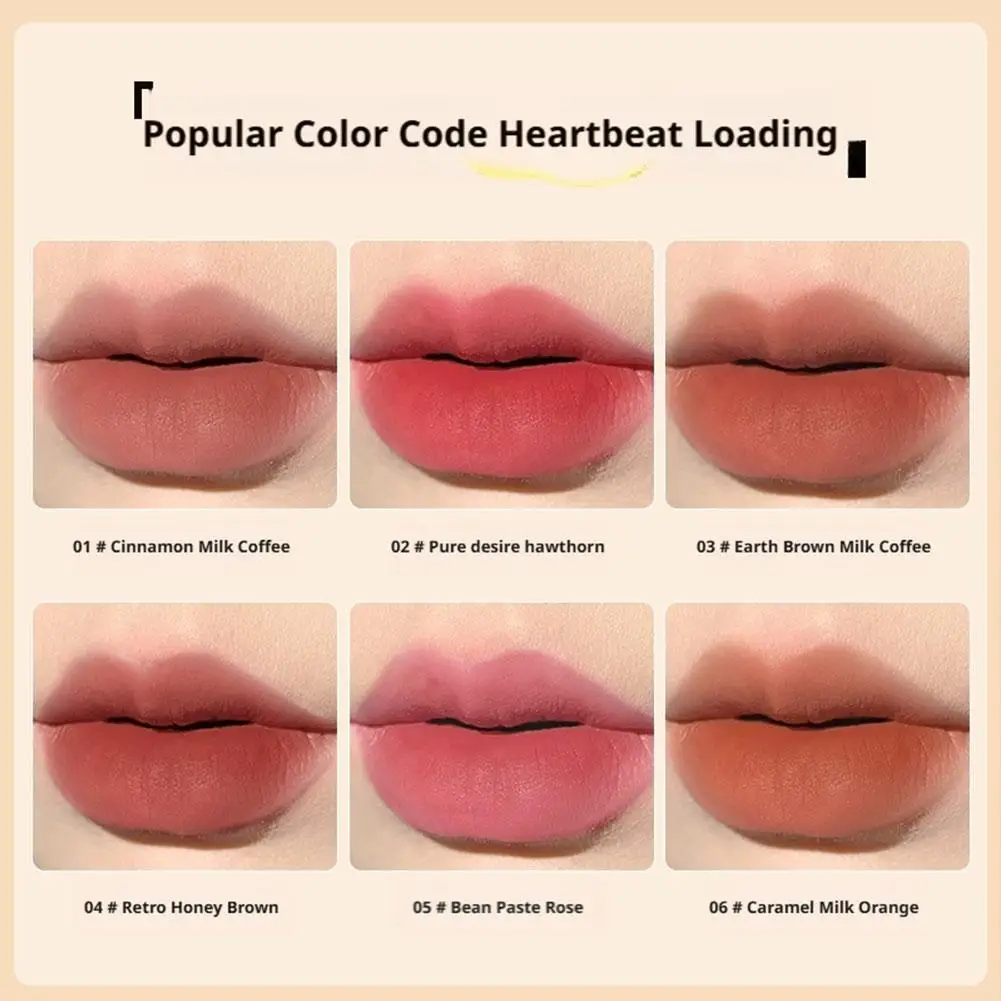 ลิปกลอสเนื้อแมทท์ติดทนนาน MINSHZEE รุ่น Double Head พร้อมดินสอเขียนขอบปาก สีเซ็กซี่ ชุ่มชื้น กลิ่นน้ำผึ้ง คาราเมล นม ส้ม บำรุงริมฝีปาก